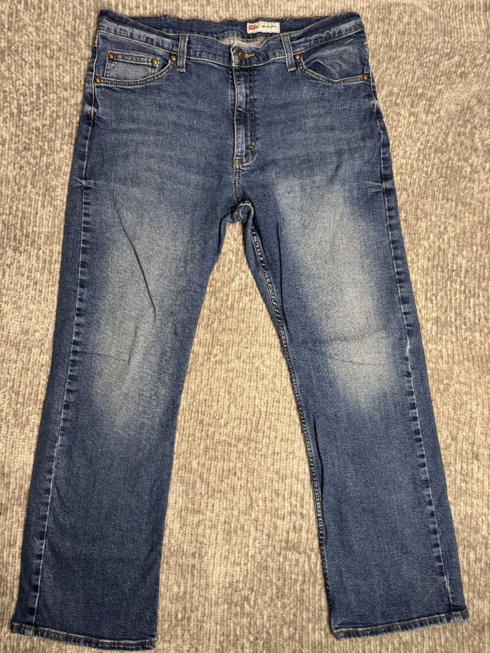 Wrangler Relaxed Boot Jeans Men's 36x30 Medium Wash Denim Workwear Western